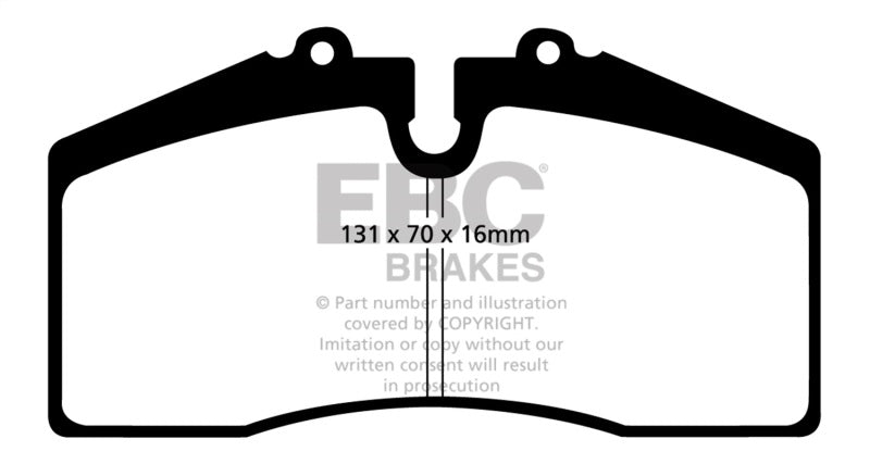 EBC 05+ Ford Saleen Mustang Brembo front calipers Bluestuff Front Brake Pads EBC 05+ Ford Saleen Mustang Brembo front calipers Bluestuff Front Brake Pads