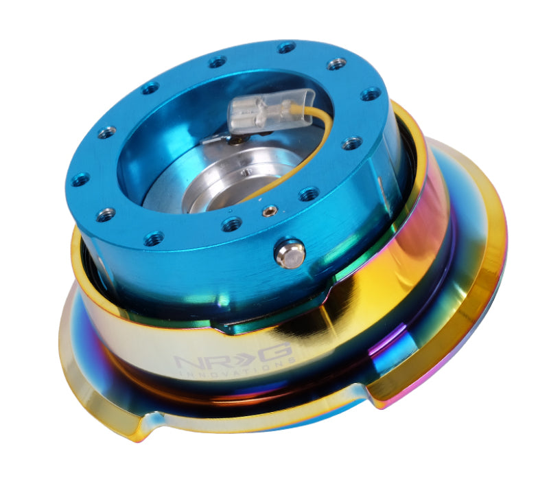 NRG Quick Release Gen 2.8 - New Blue Body / Neochrome Ring NRG Quick Release Gen 2.8 - New Blue Body / Neochrome Ring