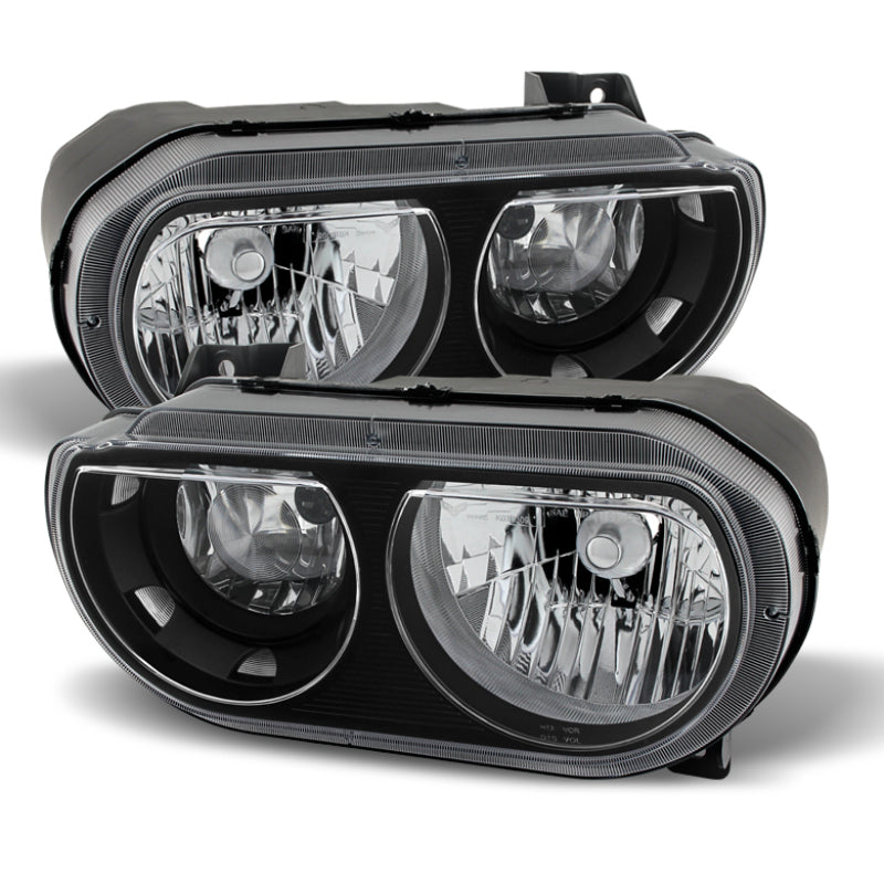 xTune Dodge Challenger 08-13 Halogen Only (Does Not Fit Hid Model) Headlights Black HD-JH-DCHAL08-BK xTune Dodge Challenger 08-13 Halogen Only (Does Not Fit Hid Model) Headlights Black HD-JH-DCHAL08-BK