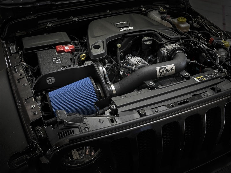 aFe Magnum FORCE Stage-2 XP Pro 5R Cold Air Intake System 2018+ Jeep Wrangler (JL) V6 3.6L aFe Magnum FORCE Stage-2 XP Pro 5R Cold Air Intake System 2018+ Jeep Wrangler (JL) V6 3.6L