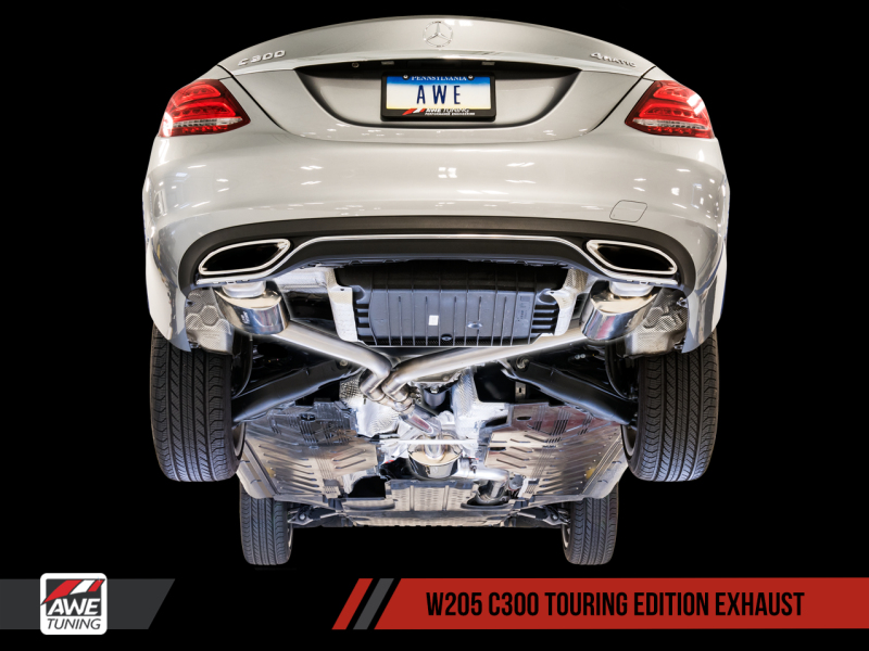 AWE Tuning Mercedes-Benz W205 C300 Touring Edition Exhaust AWE Tuning Mercedes-Benz W205 C300 Touring Edition Exhaust