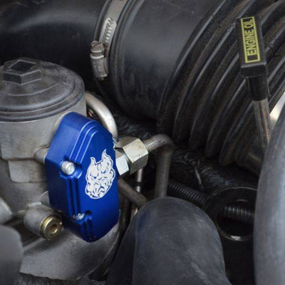 Sinister Diesel 03-07 Ford 6.0L Powerstroke Blue Spring Kit w/ Adjustable Billet Spring Housing