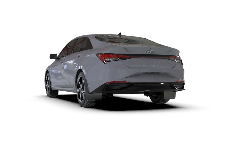 Rally Armor 21-23 Hyundai Elantra Black UR Mud Flap w/Grey Logo Rally Armor 21-23 Hyundai Elantra Black UR Mud Flap w/Grey Logo