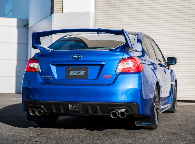 Borla 15-16 Subaru WRX / STI 2.5L S-Type Cat-Back Exhaust Quad Rd RL Tips Borla 15-16 Subaru WRX / STI 2.5L S-Type Cat-Back Exhaust Quad Rd RL Tips