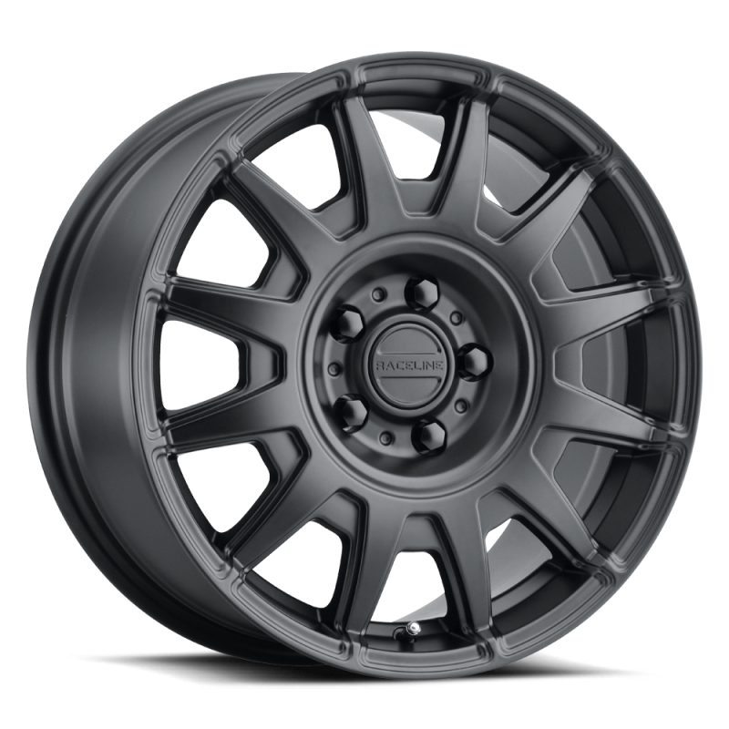 Raceline 401B Aero 17x8in / 5x100 BP / 40mm Offset / 72.62mm Bore - Satin Black Wheel Raceline 401B Aero 17x8in / 5x100 BP / 40mm Offset / 72.62mm Bore - Satin Black Wheel