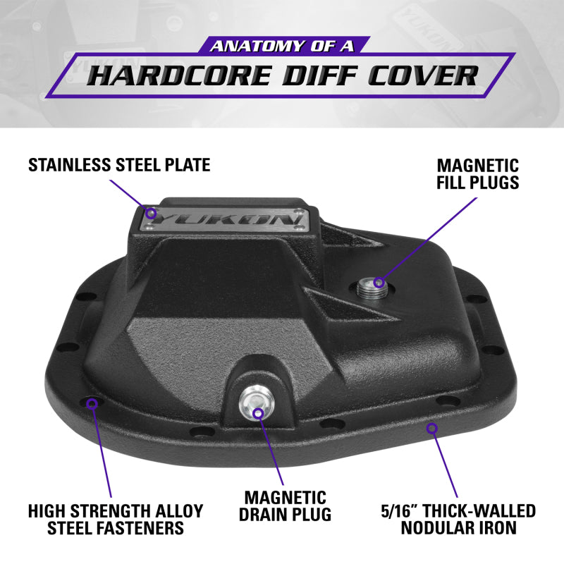 Yukon Gear 97-17 Ford E150 9.75in Rear Differentials Hardcore Cover Yukon Gear 97-17 Ford E150 9.75in Rear Differentials Hardcore Cover