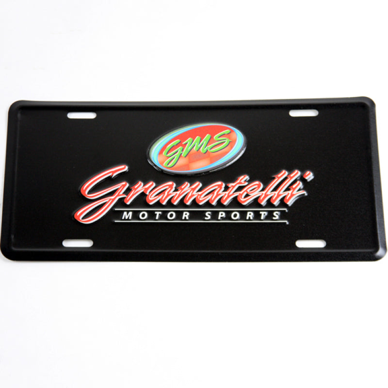 Granatelli Granatelli Motor Sports Aluminum License Plate - Black Face & Full Color Logo Granatelli Granatelli Motor Sports Aluminum License Plate - Black Face & Full Color Logo