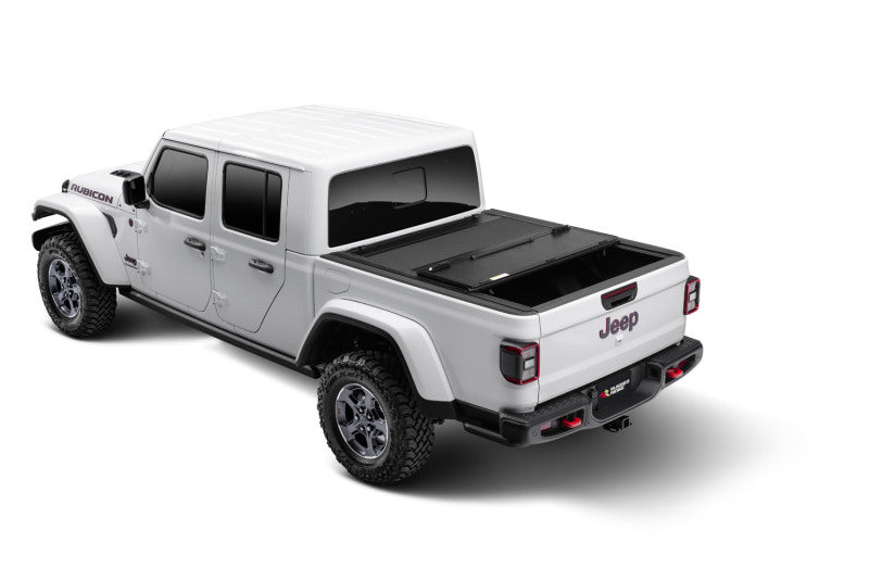 Rugged Ridge Armis Hard Folding With LINE-X Bed Cover 2020 JT Rugged Ridge Armis Hard Folding With LINE-X Bed Cover 2020 JT