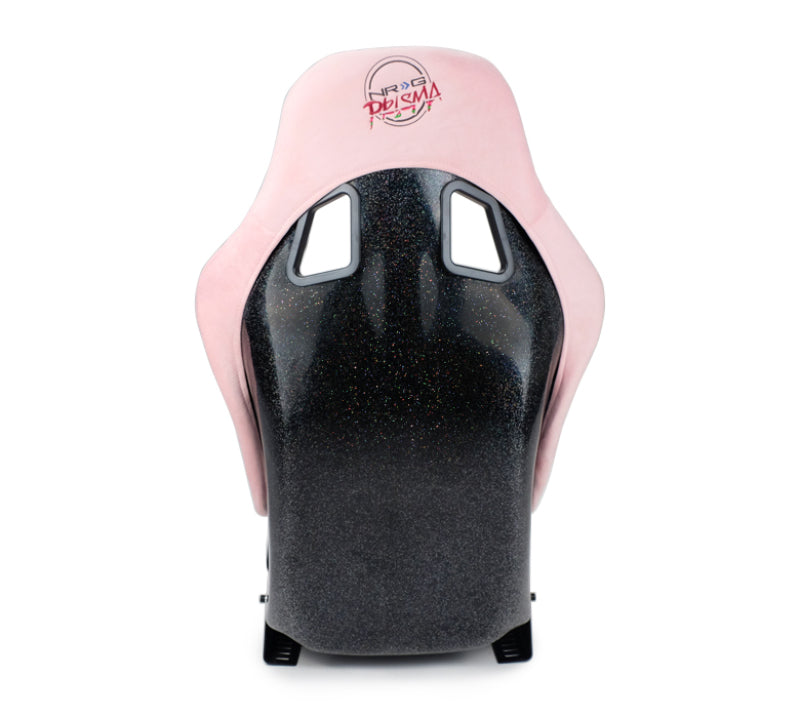 NRG FRP Bucket Seat Prisma Edition w/ Pearlized Back and Pink Alcantara (Medium) NRG FRP Bucket Seat Prisma Edition w/ Pearlized Back and Pink Alcantara (Medium)