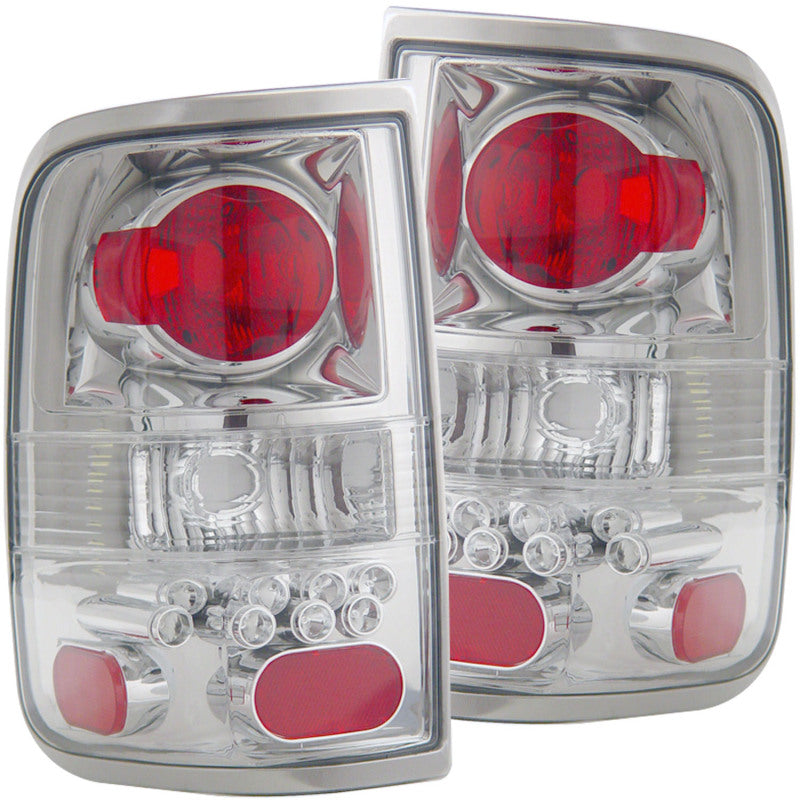 ANZO 2004-2008 Ford F-150 Taillights Chrome ANZO 2004-2008 Ford F-150 Taillights Chrome