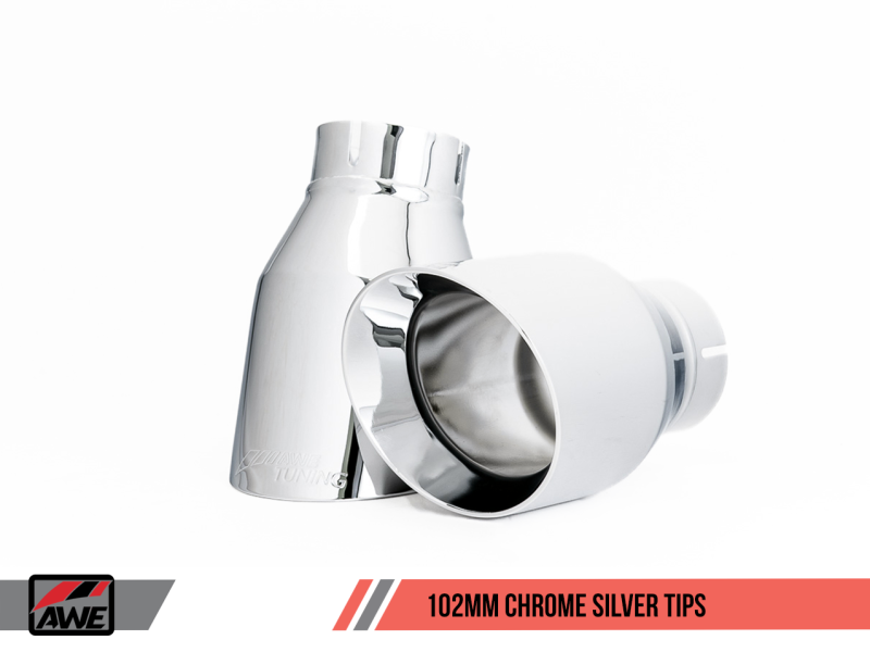 AWE Tuning Audi B9 A5 SwitchPath Exhaust Dual Outlet - Chrome Silver Tips (Includes DP and Remote) AWE Tuning Audi B9 A5 SwitchPath Exhaust Dual Outlet - Chrome Silver Tips (Includes DP and Remote)