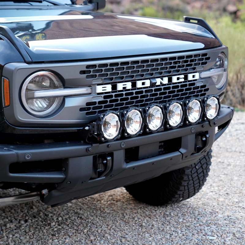 KC HiLiTES 21+ Ford Bronco 39in. Gravity LED Pro6 Light Bar Kit Front Bumper KC HiLiTES 21+ Ford Bronco 39in. Gravity LED Pro6 Light Bar Kit Front Bumper