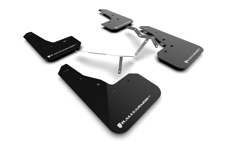 Rally Armor 22-25 Honda Civic/Civic Si/Sport Black UR Mud Flap w/White Logo Rally Armor 22-25 Honda Civic/Civic Si/Sport Black UR Mud Flap w/White Logo