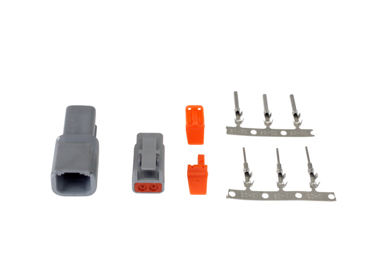 AEM DTM-Style 2 Way Plug Connector w/ Pins AEM DTM-Style 2 Way Plug Connector w/ Pins