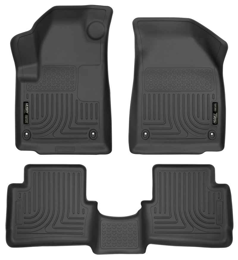 Husky Liners 2013 Dodge Dart WeatherBeater Black Front & 2nd Seat Floor Liners Husky Liners 2013 Dodge Dart WeatherBeater Black Front & 2nd Seat Floor Liners
