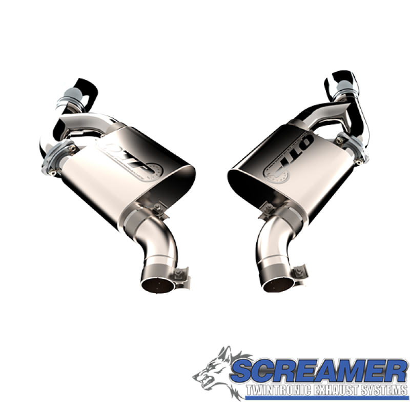 QTP 16-18 Chevrolet Camaro SS 6.2L 304SS Screamer Axle Back Exhaust w/4.5in Dual Tips QTP 16-18 Chevrolet Camaro SS 6.2L 304SS Screamer Axle Back Exhaust w/4.5in Dual Tips