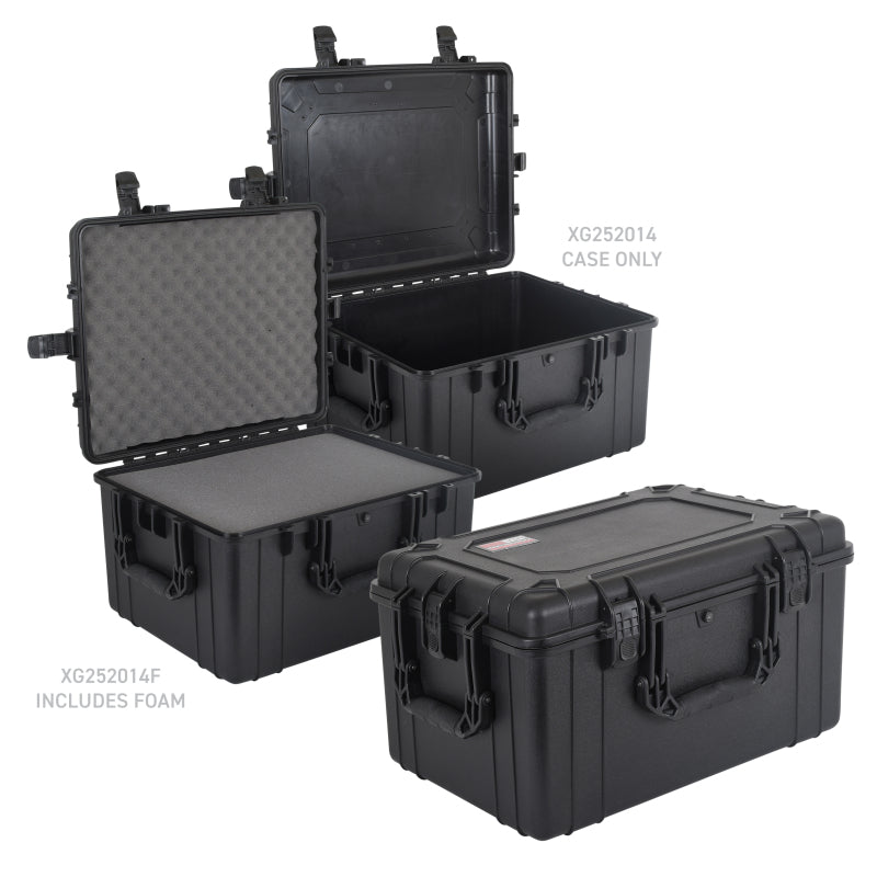Go Rhino XVenture Gear Hard Case - Extra LG 25in. / Lockable / IP67 / Automatic Air Valve - Tex. Blk Go Rhino XVenture Gear Hard Case - Extra LG 25in. / Lockable / IP67 / Automatic Air Valve - Tex. Blk