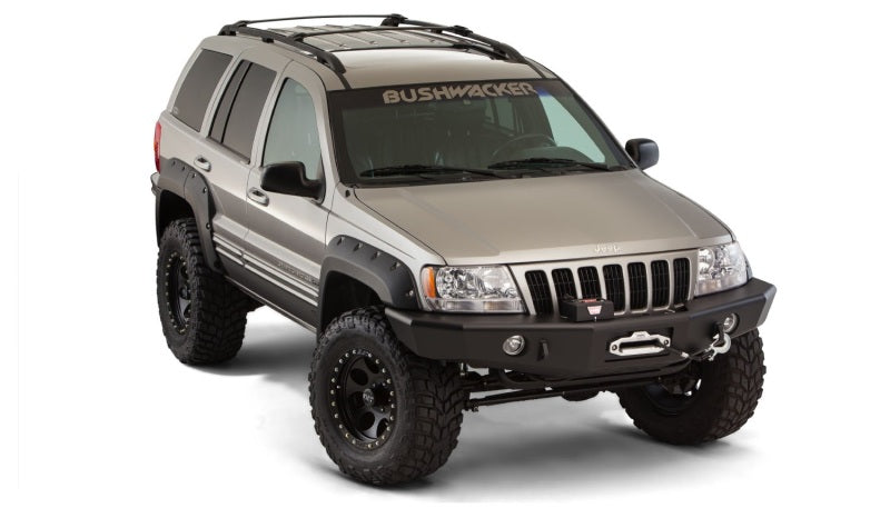 Bushwacker 99-04 Jeep Grand Cherokee Cutout Style Flares 4pc - Black Bushwacker 99-04 Jeep Grand Cherokee Cutout Style Flares 4pc - Black