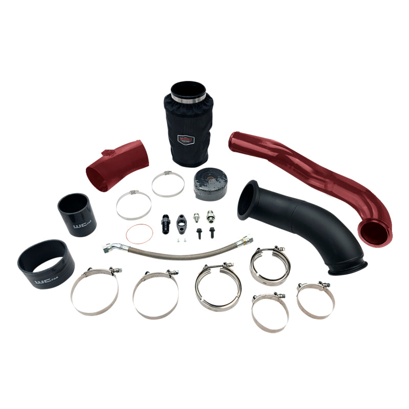 Wehrli 04.5-07 Dodge 5.9L Cummins S300 Turbo 2nd Gen Swap Kit (No Turbo/Manifold) - WCFab Red Wehrli 04.5-07 Dodge 5.9L Cummins S300 Turbo 2nd Gen Swap Kit (No Turbo/Manifold) - WCFab Red