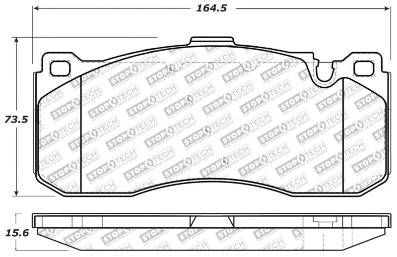StopTech Performance 08-09 BMW 128i/135i Coupe Front Brake Pads StopTech Performance 08-09 BMW 128i/135i Coupe Front Brake Pads