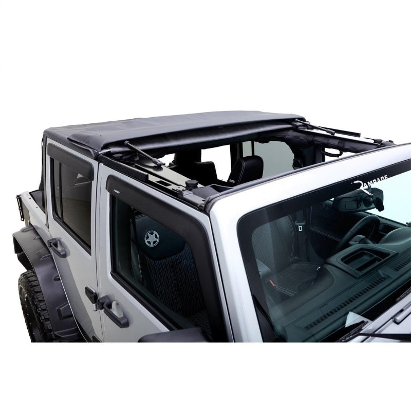 Rampage 2007-2018 Jeep Wrangler(JK) Unlimited Trailview Fastback - Black Diamond Rampage 2007-2018 Jeep Wrangler(JK) Unlimited Trailview Fastback - Black Diamond