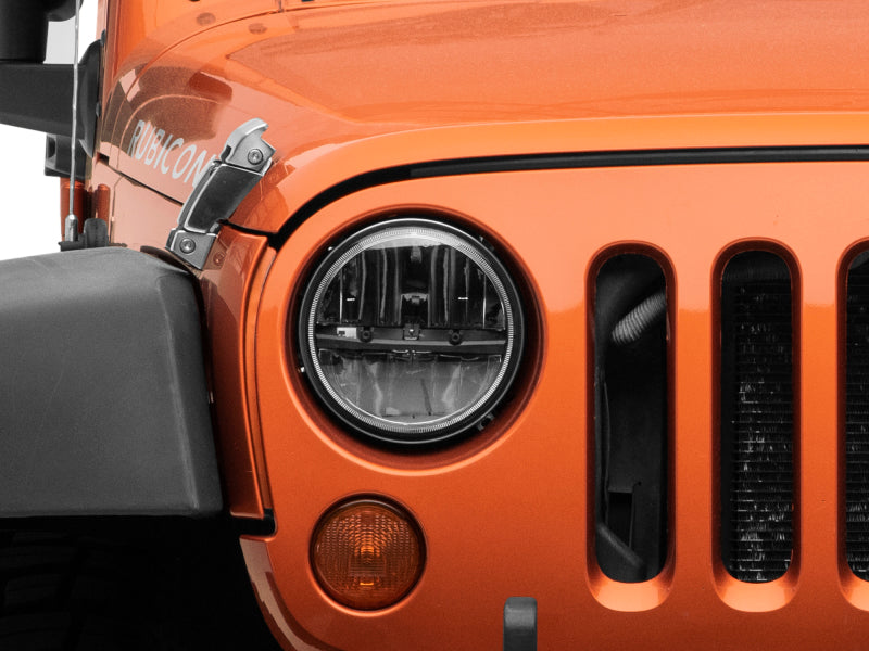 Raxiom 97-18 Jeep Wrangler TJ/JK Axial Series LED Headlights- Black Housing (Clear Lens) Raxiom 97-18 Jeep Wrangler TJ/JK Axial Series LED Headlights- Black Housing (Clear Lens)