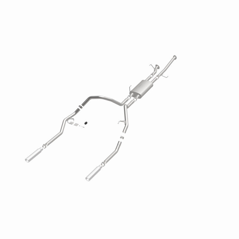 MagnaFlow 14 Toyota Tundra V8 4.6L/5.7L Stainless Cat Back Exhaust Dual Split Rear Exit MagnaFlow 14 Toyota Tundra V8 4.6L/5.7L Stainless Cat Back Exhaust Dual Split Rear Exit