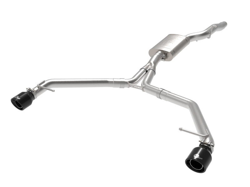 afe MACH Force-Xp 13-16 Audi Allroad L4 SS Axle-Back Exhaust w/ Black Tips afe MACH Force-Xp 13-16 Audi Allroad L4 SS Axle-Back Exhaust w/ Black Tips