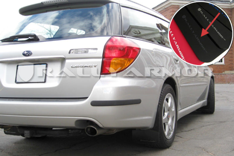 Rally Armor 05-09 Subaru Legacy / Outback Black UR Mud Flap w/Grey Logo Rally Armor 05-09 Subaru Legacy / Outback Black UR Mud Flap w/Grey Logo
