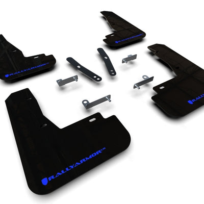 Rally Armor 22-25 Kia EV6 Black UR Mud Flap Blue Logo