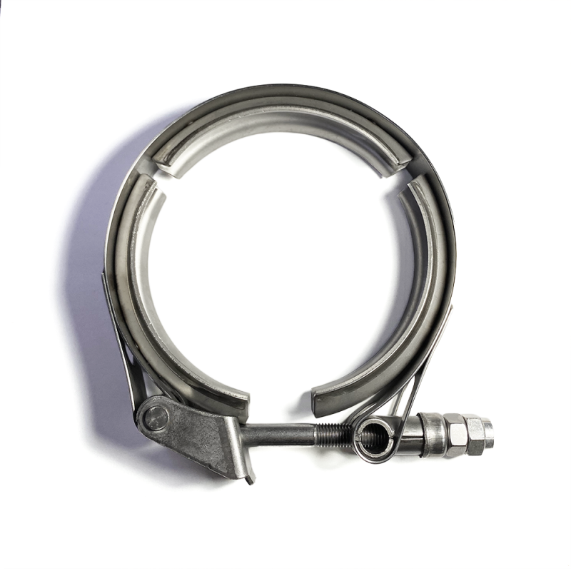 Ticon Industries 2.5in Stainless Steel V-Band Clamp - Quick Release Ticon Industries 2.5in Stainless Steel V-Band Clamp - Quick Release
