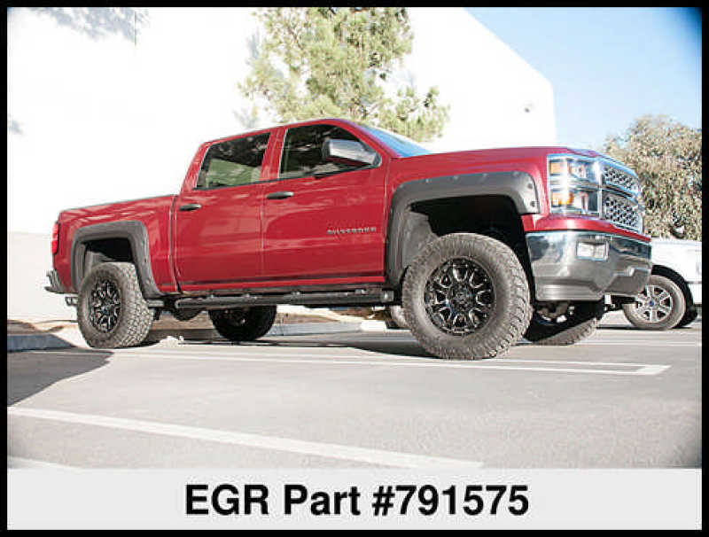 EGR 14+ Chev Silverado 6-8ft Bed Bolt-On Look Fender Flares - Set - Matte EGR 14+ Chev Silverado 6-8ft Bed Bolt-On Look Fender Flares - Set - Matte