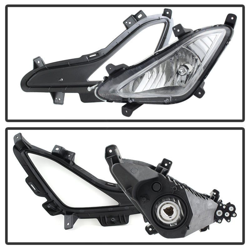Spyder Hyundai Elantra 2014+ OEM Style Fog Lights W/Switch Clear FL-HYE2014-C Spyder Hyundai Elantra 2014+ OEM Style Fog Lights W/Switch Clear FL-HYE2014-C