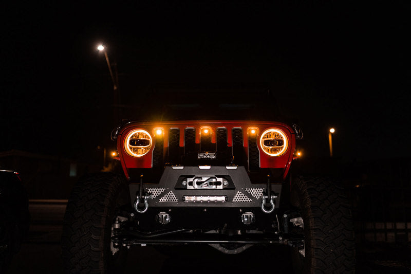 DV8 Offroad 2018+ Jeep JL Grill Amber Marker Lights DV8 Offroad 2018+ Jeep JL Grill Amber Marker Lights