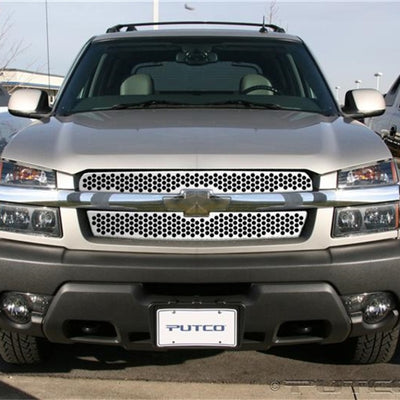 Putco 02-06 Chevrolet Avalanche w/Body Cladding Punch Stainless Steel Grilles