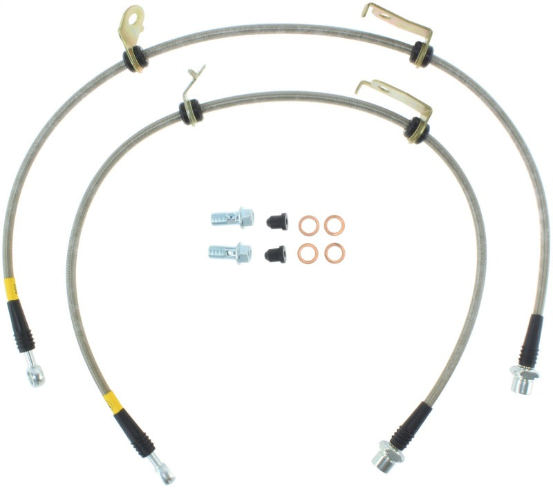 StopTech 11-17 Lexus CT200h Stainless Steel Front Brake Lines StopTech 11-17 Lexus CT200h Stainless Steel Front Brake Lines