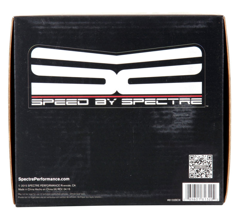 Spectre Adjustable Conical Air Filter 5-1/2in. Tall (Fits 3in. / 3-1/2in. / 4in. Tubes) - Red Spectre Adjustable Conical Air Filter 5-1/2in. Tall (Fits 3in. / 3-1/2in. / 4in. Tubes) - Red