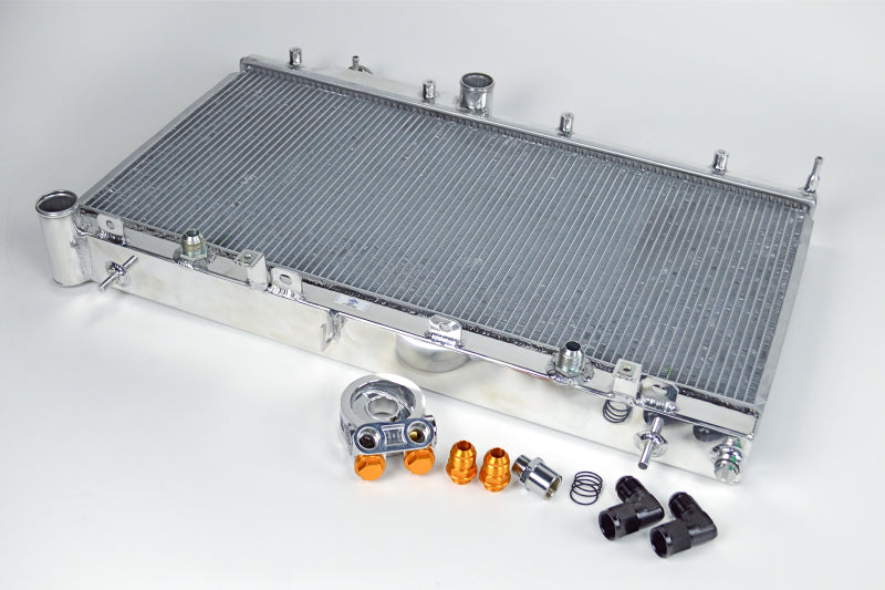 CSF 08-15 Subaru WRX/STI 2-Row Radiator w/Built-In Oil Cooler CSF 08-15 Subaru WRX/STI 2-Row Radiator w/Built-In Oil Cooler