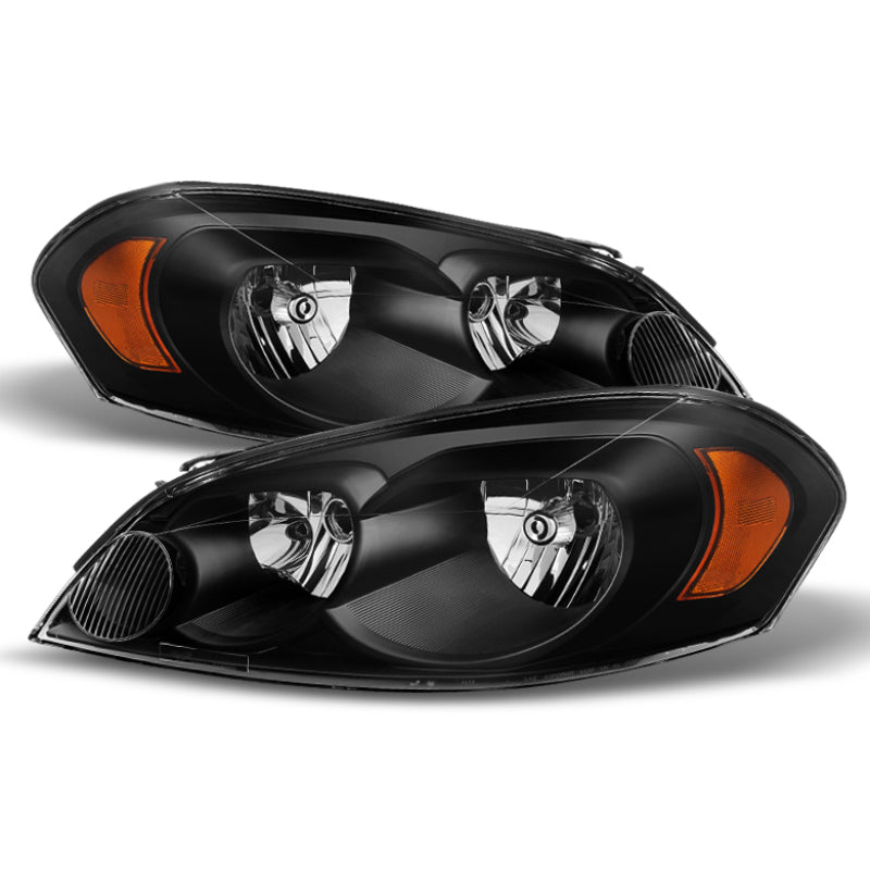 Xtune Chevy Impala 06-13 Monte Carlo 06-07 Crystal Headlights Black HD-JH-CIM06-AM-BK Xtune Chevy Impala 06-13 Monte Carlo 06-07 Crystal Headlights Black HD-JH-CIM06-AM-BK
