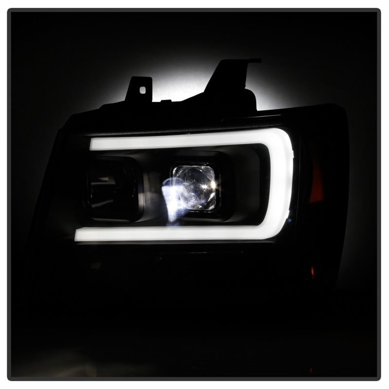 Spyder Chevy Suburban 1500/2500 07-14 Tahoe 07-14 LED Headlights Black PRO-YD-CSUB07V2PL-BK Spyder Chevy Suburban 1500/2500 07-14 Tahoe 07-14 LED Headlights Black PRO-YD-CSUB07V2PL-BK