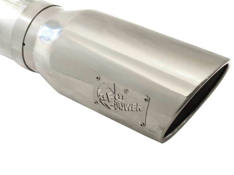 aFe Atlas 5in DPF-Back Aluminized Steel Exh Sys, Ford Diesel Trucks 08-10 V8-6.4L (td) Polished tip aFe Atlas 5in DPF-Back Aluminized Steel Exh Sys, Ford Diesel Trucks 08-10 V8-6.4L (td) Polished tip