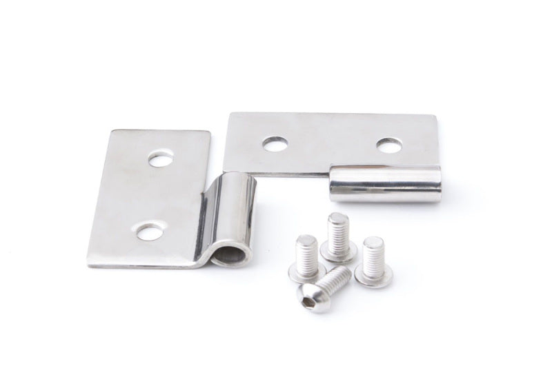 Rampage 1976-1983 Jeep CJ5 Lower Door Hinges - Stainless Rampage 1976-1983 Jeep CJ5 Lower Door Hinges - Stainless