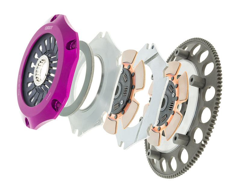 Exedy 2004-2014 Subaru Impreza WRX STI H4 Hyper Compe-D Twin Cerametallic Clutch Sprung Center Disc Exedy 2004-2014 Subaru Impreza WRX STI H4 Hyper Compe-D Twin Cerametallic Clutch Sprung Center Disc