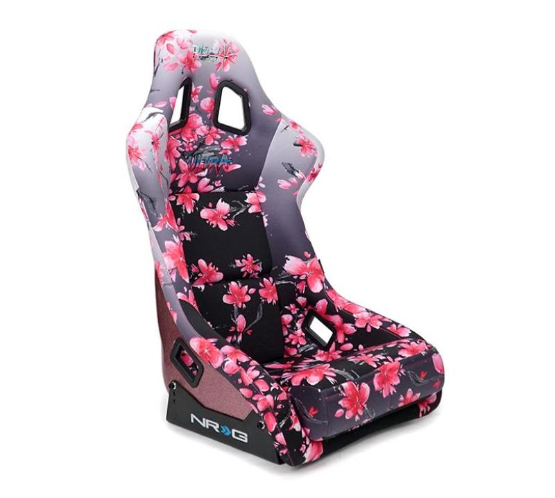 NRG FRP Bucket Seat PRISMA Japanese Cherry Blossom Edition W/ Pink Pearlized Back - Medium NRG FRP Bucket Seat PRISMA Japanese Cherry Blossom Edition W/ Pink Pearlized Back - Medium