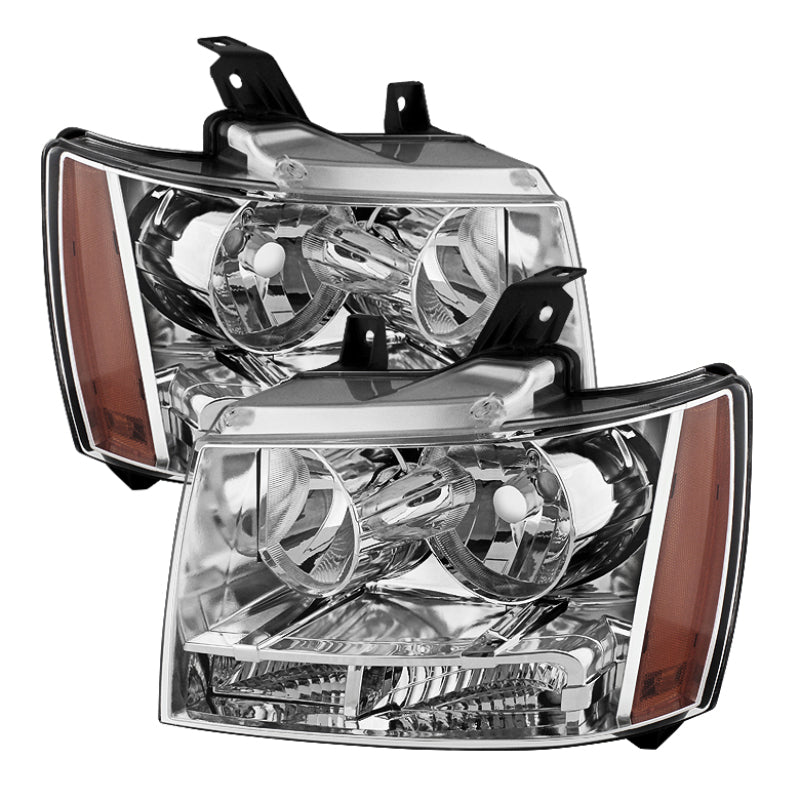 Xtune Chevy Suburban 1500/2500 07-14 Crystal Headlights Chrome HD-JH-CSUB07-AM-C Xtune Chevy Suburban 1500/2500 07-14 Crystal Headlights Chrome HD-JH-CSUB07-AM-C