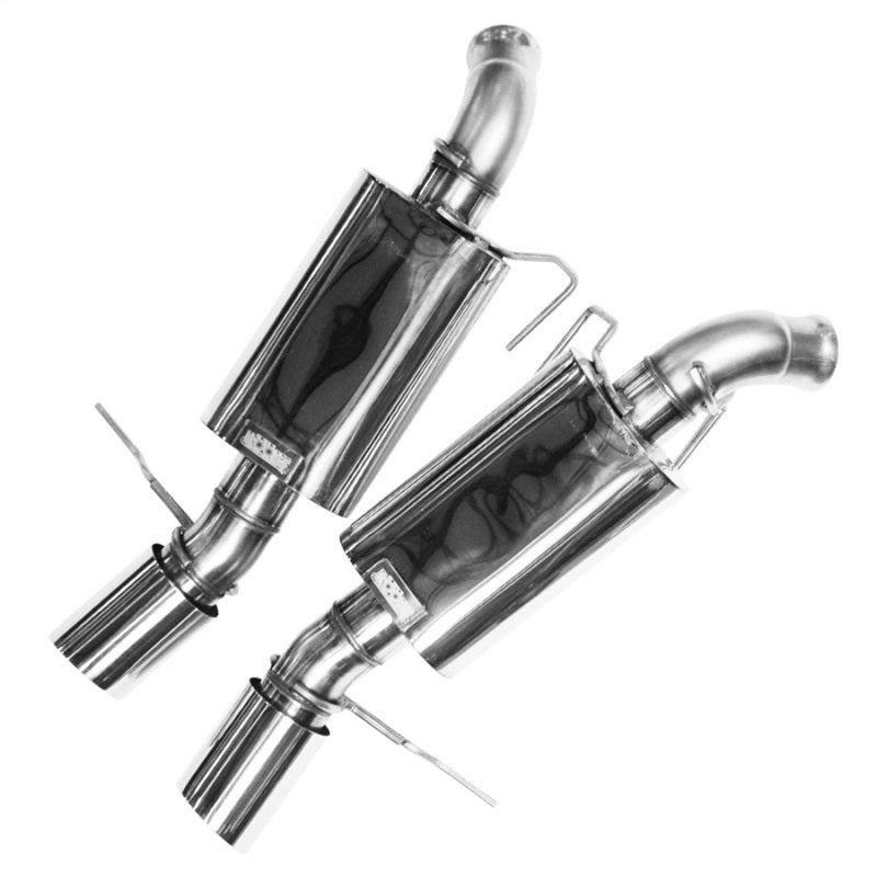 Kooks 05-09 Ford Mustang GT 4.6L 3V 2 1/2in SS Axle Back Exhaust w/ 4in Polished Slash Cut Tips Kooks 05-09 Ford Mustang GT 4.6L 3V 2 1/2in SS Axle Back Exhaust w/ 4in Polished Slash Cut Tips