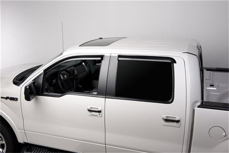 Putco 09-14 Ford F-150 Crew Cab - Tape on Application Element Tinted Window Visors Putco 09-14 Ford F-150 Crew Cab - Tape on Application Element Tinted Window Visors