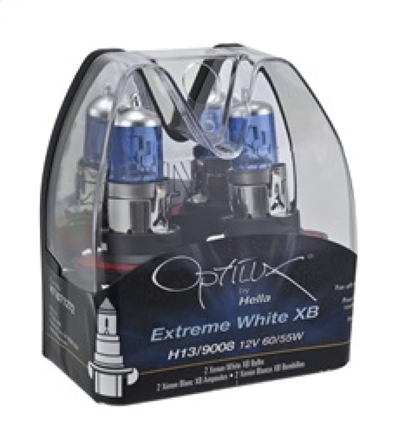 Hella Optilux H13/9008 12V 60/55W XB Xenon White Bulbs (Pair) Hella Optilux H13/9008 12V 60/55W XB Xenon White Bulbs (Pair)