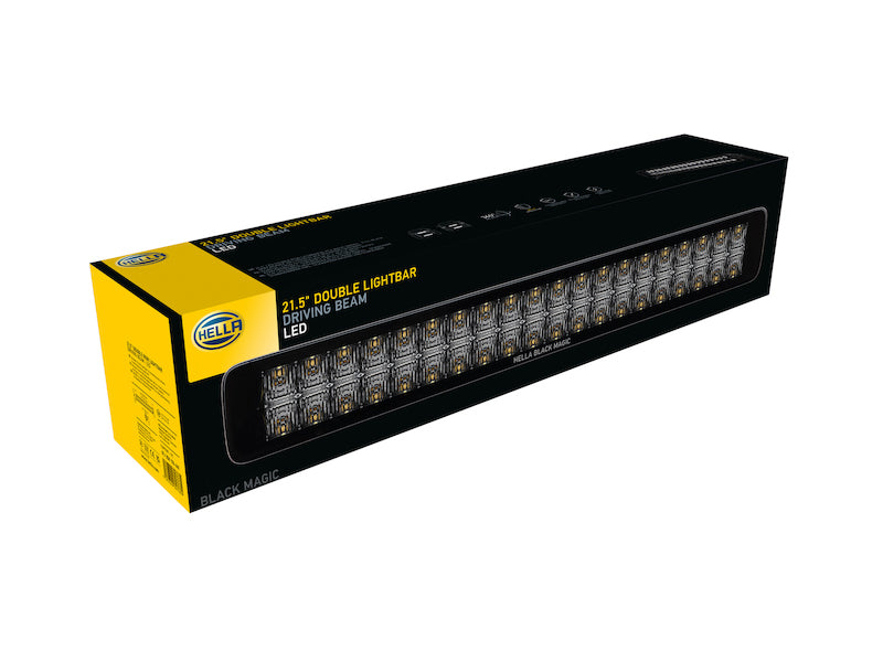 Hella Universal Black Magic 21in Double Light Bar - Driving Beam Hella Universal Black Magic 21in Double Light Bar - Driving Beam