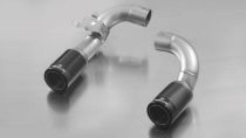 Remus 2012 BMW 3 Series F30/F31 84mm Dual Black Chrome Straight w/Carbon Insert Tail Pipe Set Remus 2012 BMW 3 Series F30/F31 84mm Dual Black Chrome Straight w/Carbon Insert Tail Pipe Set